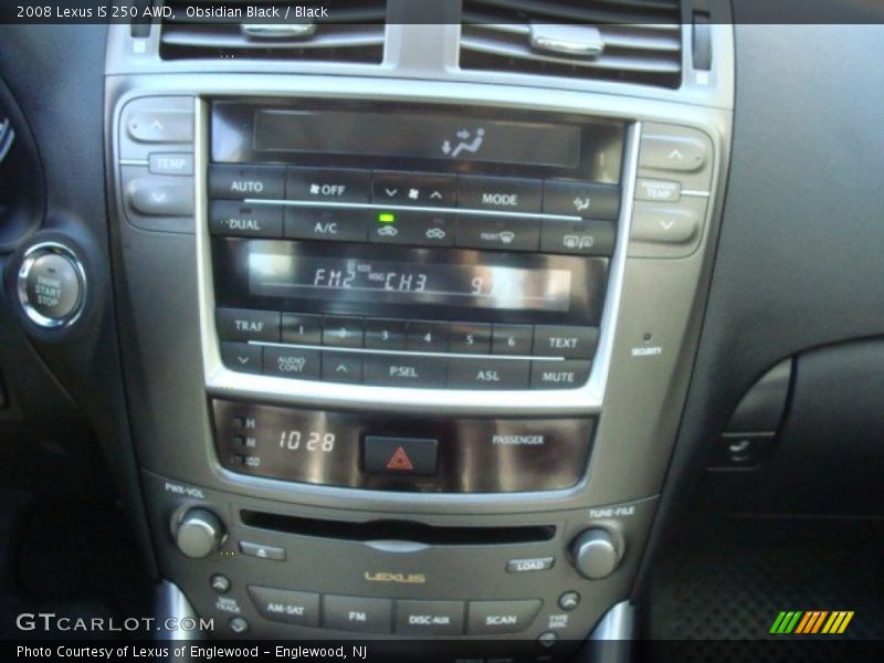 Obsidian Black / Black 2008 Lexus IS 250 AWD