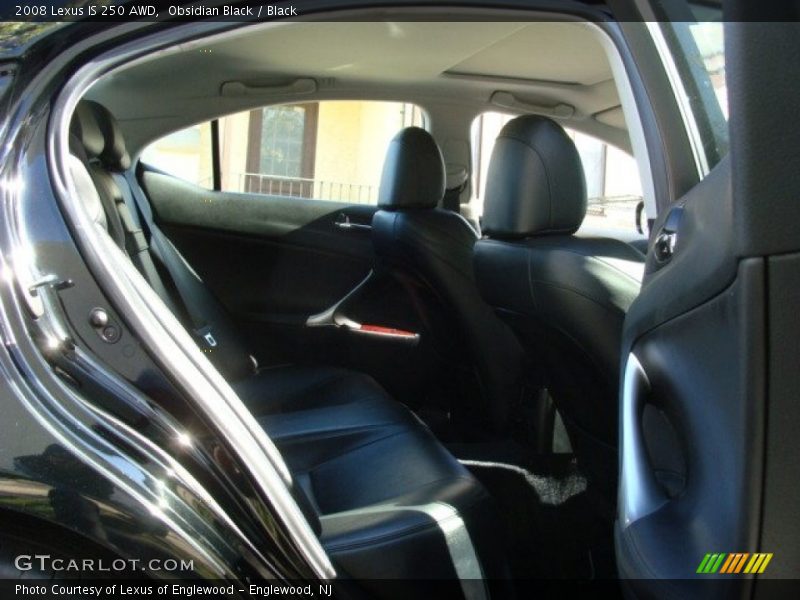 Obsidian Black / Black 2008 Lexus IS 250 AWD