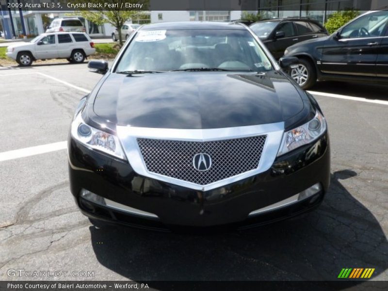 Crystal Black Pearl / Ebony 2009 Acura TL 3.5