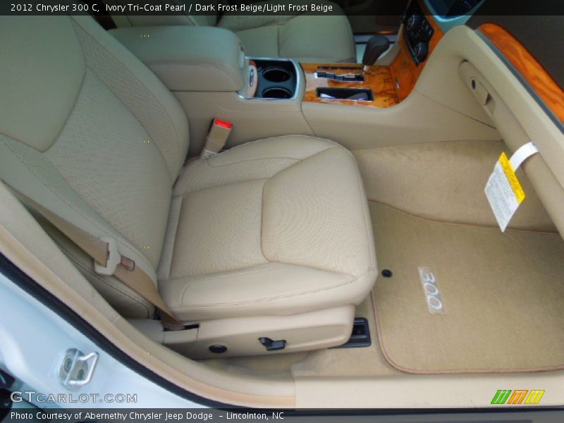 Ivory Tri-Coat Pearl / Dark Frost Beige/Light Frost Beige 2012 Chrysler 300 C