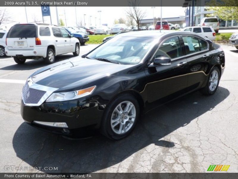 Crystal Black Pearl / Ebony 2009 Acura TL 3.5