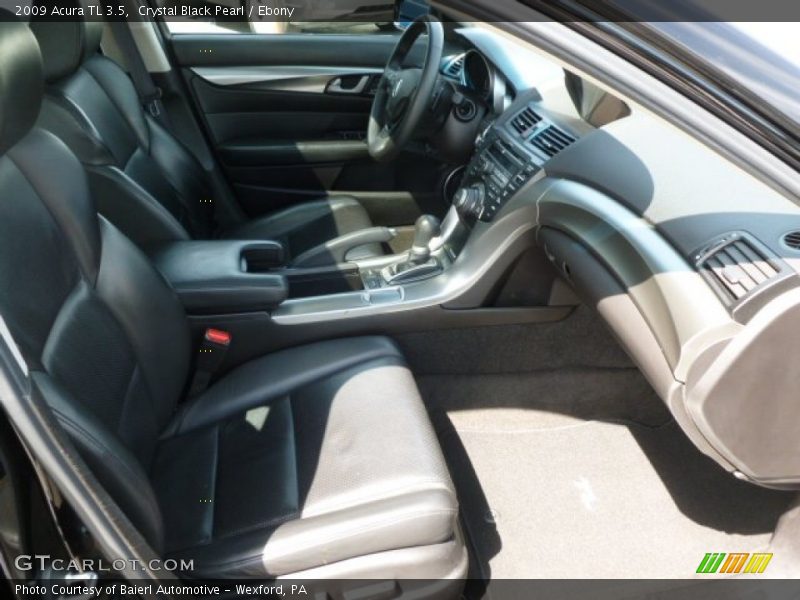 Crystal Black Pearl / Ebony 2009 Acura TL 3.5