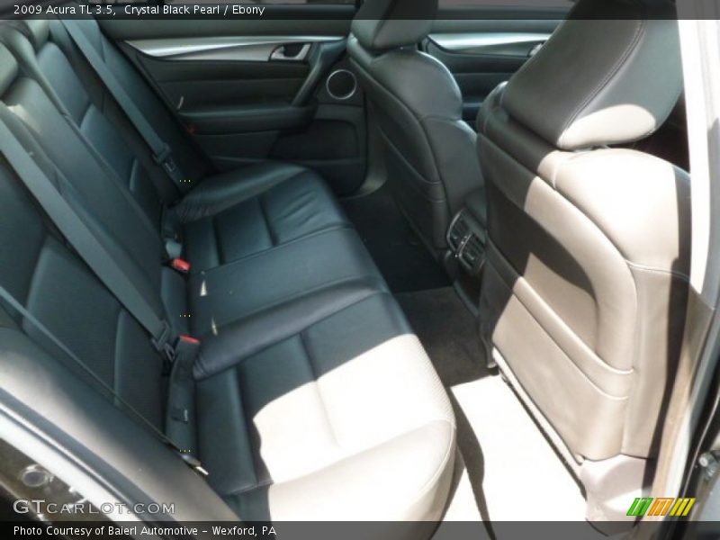 Crystal Black Pearl / Ebony 2009 Acura TL 3.5