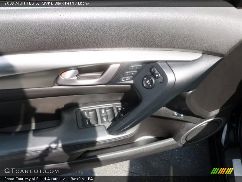 Crystal Black Pearl / Ebony 2009 Acura TL 3.5