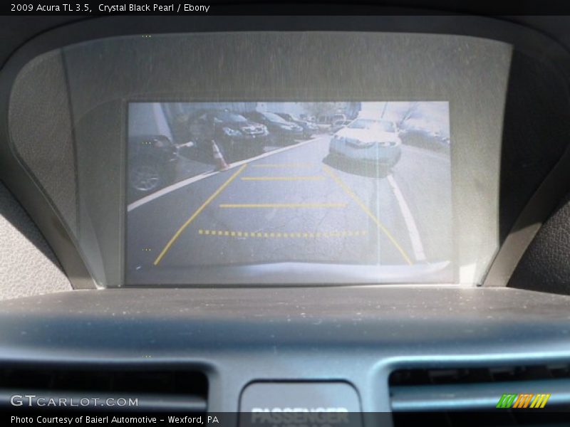 Crystal Black Pearl / Ebony 2009 Acura TL 3.5