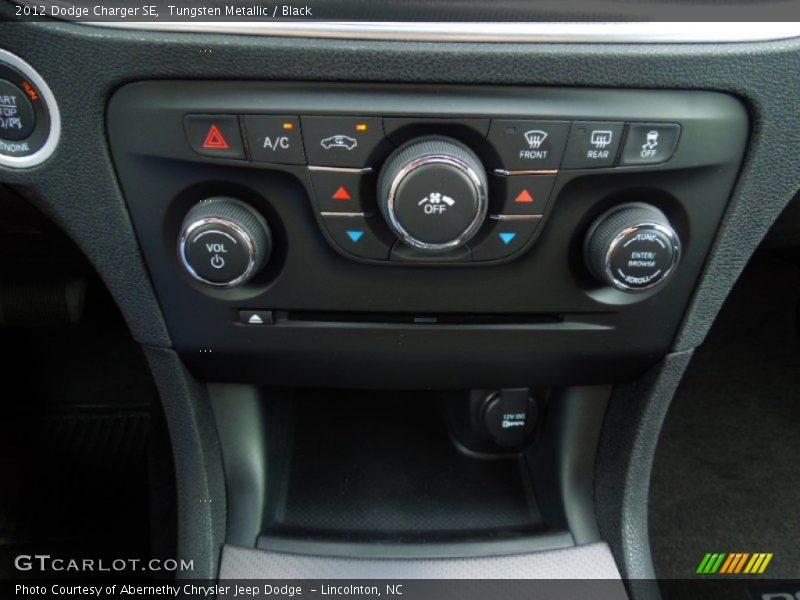 Controls of 2012 Charger SE