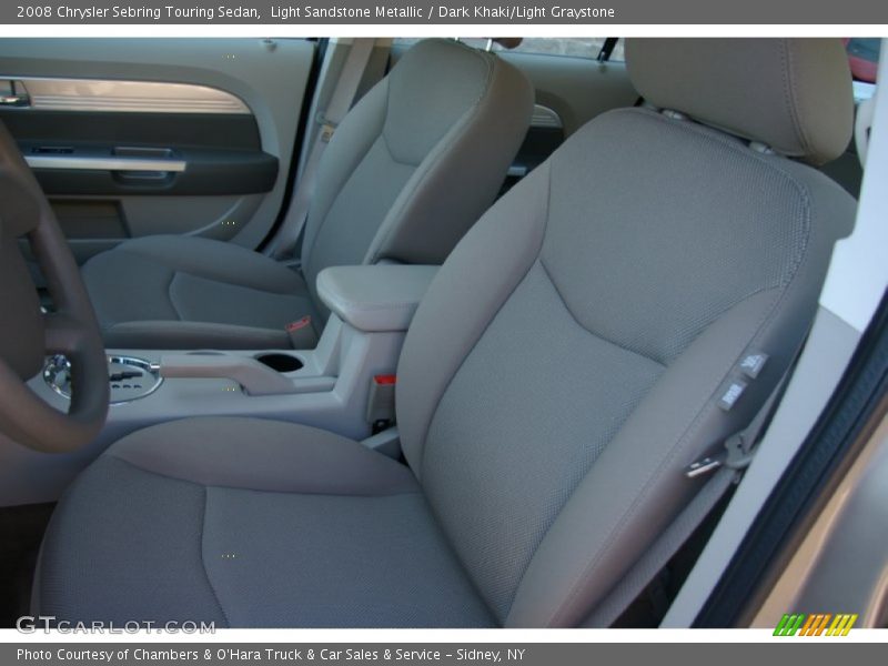 Light Sandstone Metallic / Dark Khaki/Light Graystone 2008 Chrysler Sebring Touring Sedan
