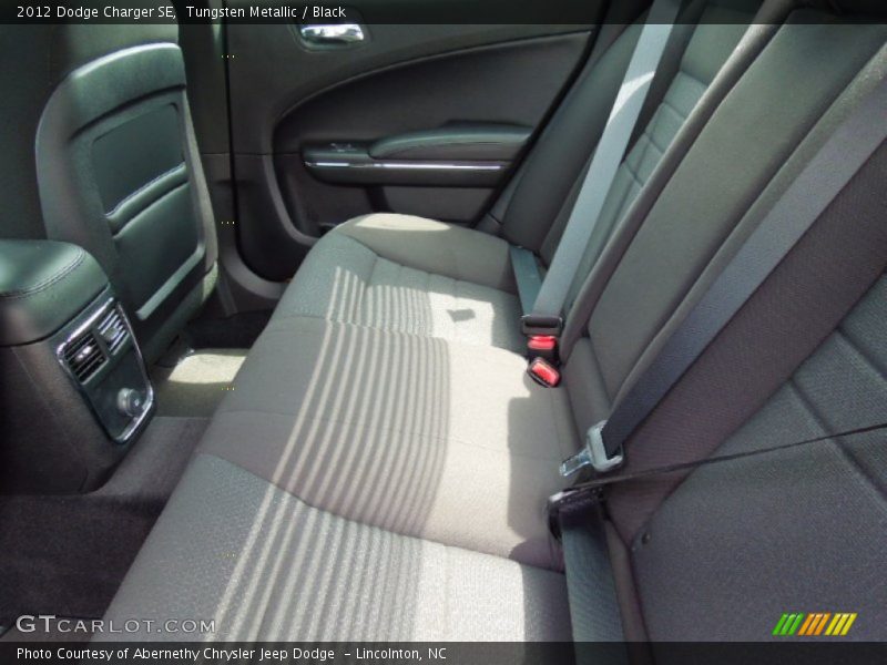 Tungsten Metallic / Black 2012 Dodge Charger SE