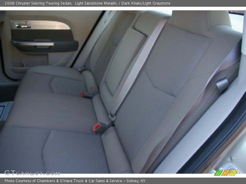 Light Sandstone Metallic / Dark Khaki/Light Graystone 2008 Chrysler Sebring Touring Sedan