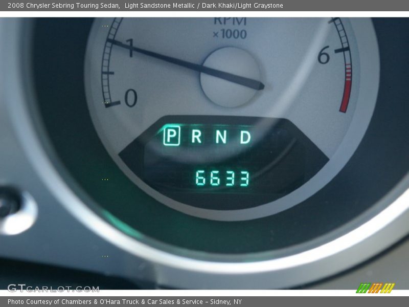 Light Sandstone Metallic / Dark Khaki/Light Graystone 2008 Chrysler Sebring Touring Sedan
