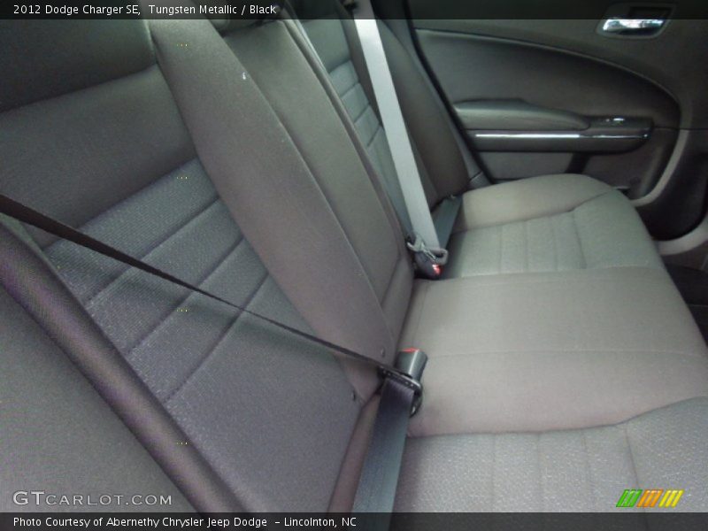 Tungsten Metallic / Black 2012 Dodge Charger SE