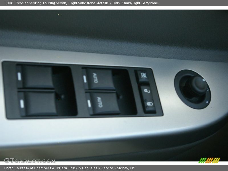Light Sandstone Metallic / Dark Khaki/Light Graystone 2008 Chrysler Sebring Touring Sedan