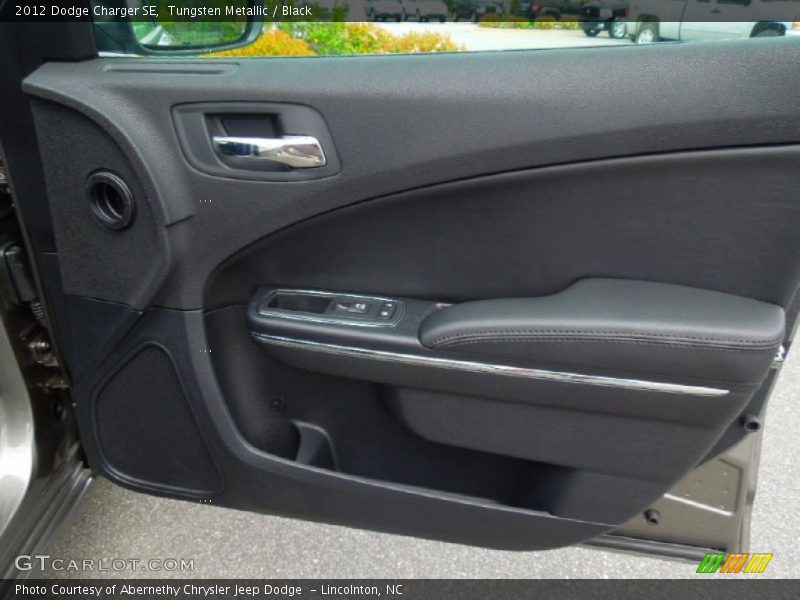 Tungsten Metallic / Black 2012 Dodge Charger SE
