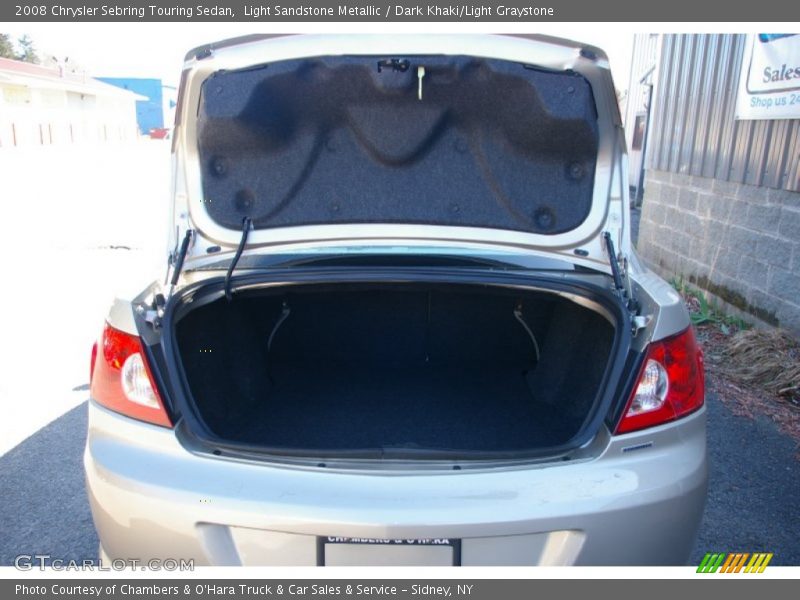 Light Sandstone Metallic / Dark Khaki/Light Graystone 2008 Chrysler Sebring Touring Sedan