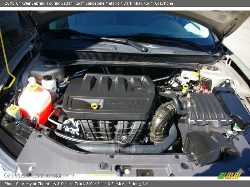 Light Sandstone Metallic / Dark Khaki/Light Graystone 2008 Chrysler Sebring Touring Sedan