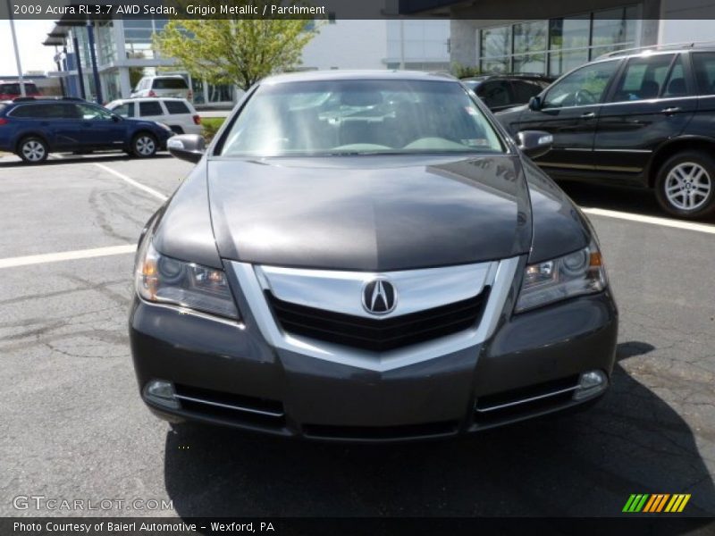 Grigio Metallic / Parchment 2009 Acura RL 3.7 AWD Sedan