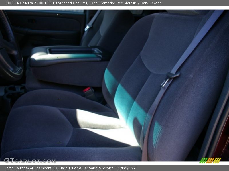 Dark Toreador Red Metallic / Dark Pewter 2003 GMC Sierra 2500HD SLE Extended Cab 4x4