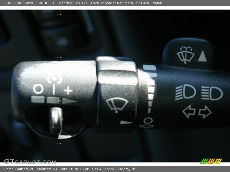 Dark Toreador Red Metallic / Dark Pewter 2003 GMC Sierra 2500HD SLE Extended Cab 4x4