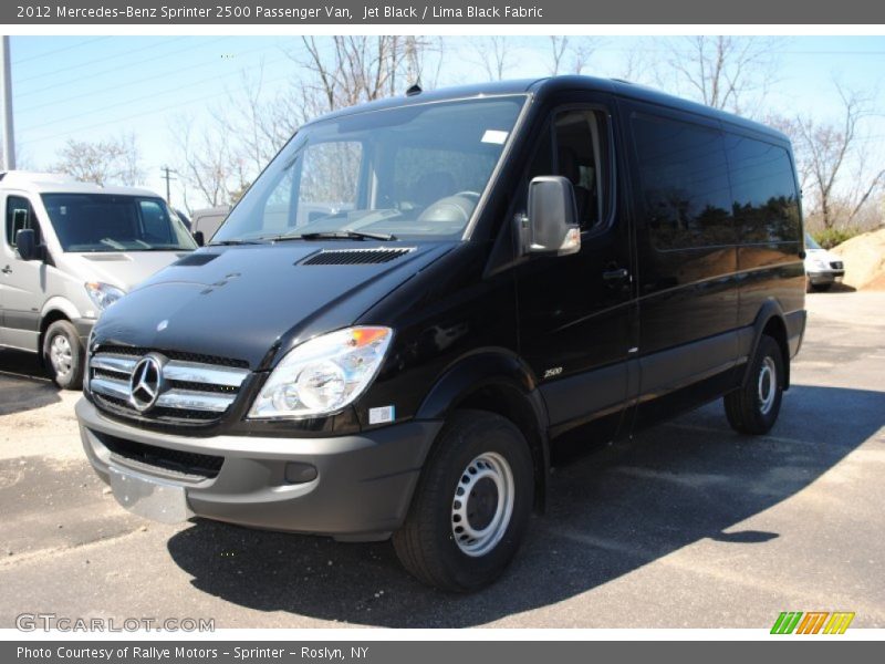 Jet Black / Lima Black Fabric 2012 Mercedes-Benz Sprinter 2500 Passenger Van