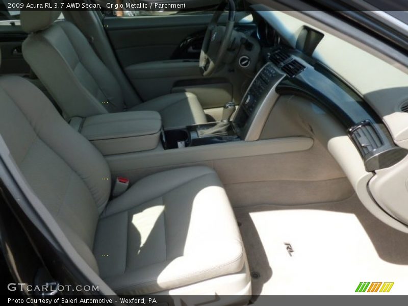 Grigio Metallic / Parchment 2009 Acura RL 3.7 AWD Sedan