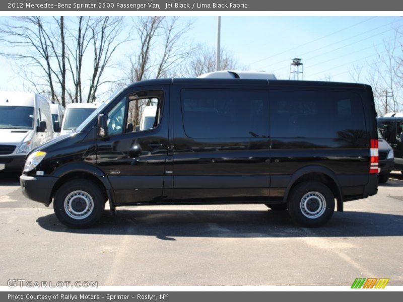 Jet Black / Lima Black Fabric 2012 Mercedes-Benz Sprinter 2500 Passenger Van