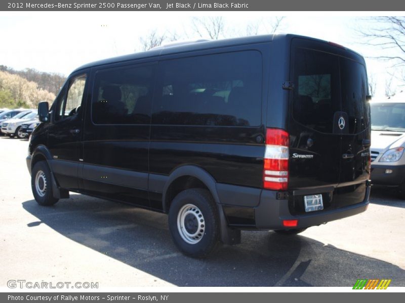 Jet Black / Lima Black Fabric 2012 Mercedes-Benz Sprinter 2500 Passenger Van