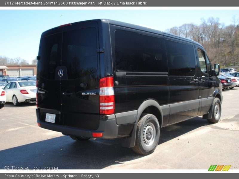 Jet Black / Lima Black Fabric 2012 Mercedes-Benz Sprinter 2500 Passenger Van