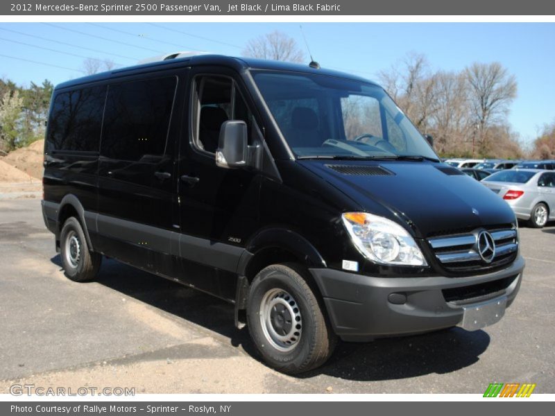 Jet Black / Lima Black Fabric 2012 Mercedes-Benz Sprinter 2500 Passenger Van