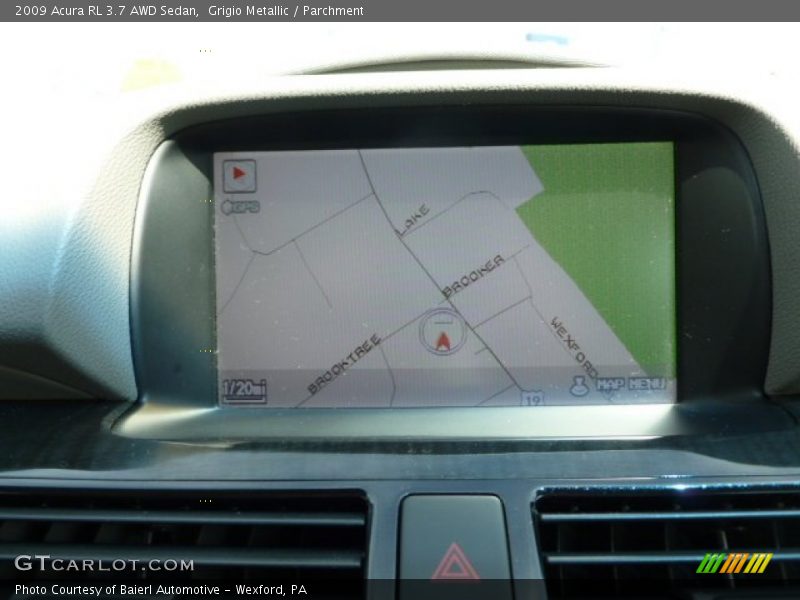 Grigio Metallic / Parchment 2009 Acura RL 3.7 AWD Sedan