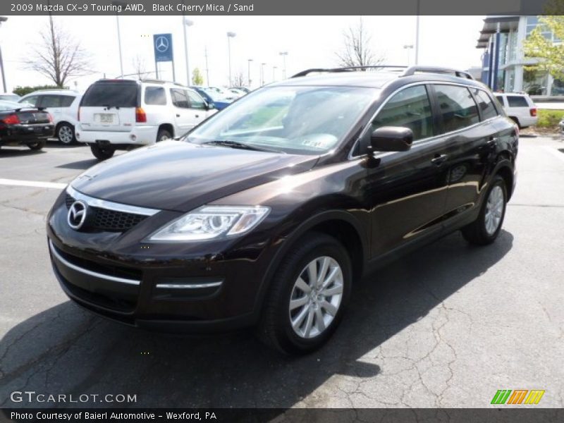 Black Cherry Mica / Sand 2009 Mazda CX-9 Touring AWD