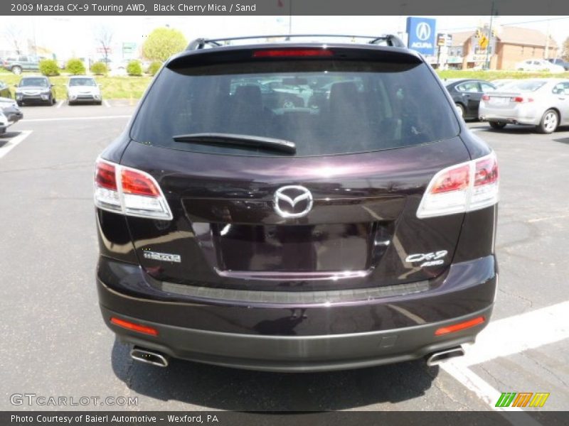 Black Cherry Mica / Sand 2009 Mazda CX-9 Touring AWD
