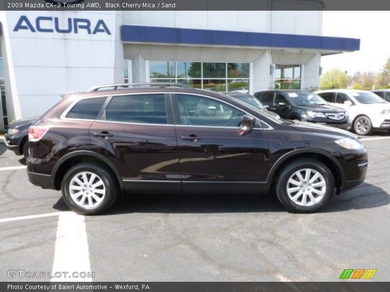 Black Cherry Mica / Sand 2009 Mazda CX-9 Touring AWD