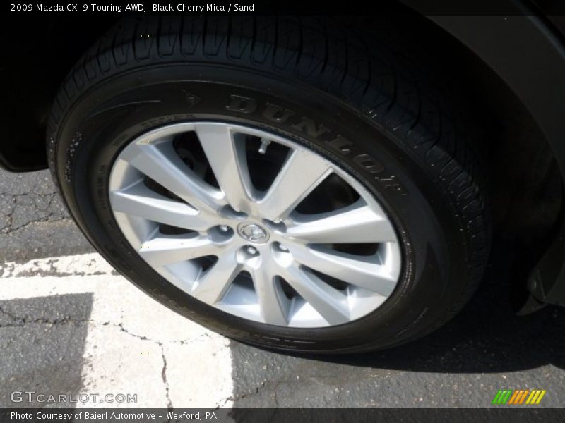 Black Cherry Mica / Sand 2009 Mazda CX-9 Touring AWD