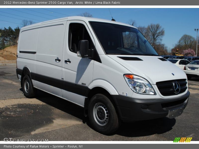 Arctic White / Lima Black Fabric 2012 Mercedes-Benz Sprinter 2500 Cargo Van