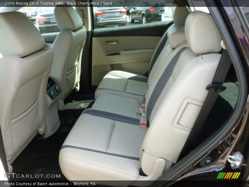Black Cherry Mica / Sand 2009 Mazda CX-9 Touring AWD