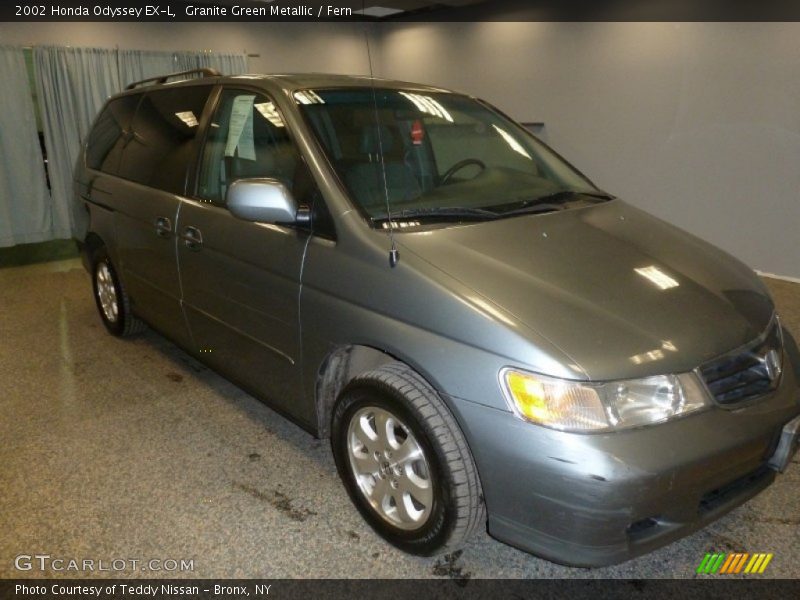 Granite Green Metallic / Fern 2002 Honda Odyssey EX-L