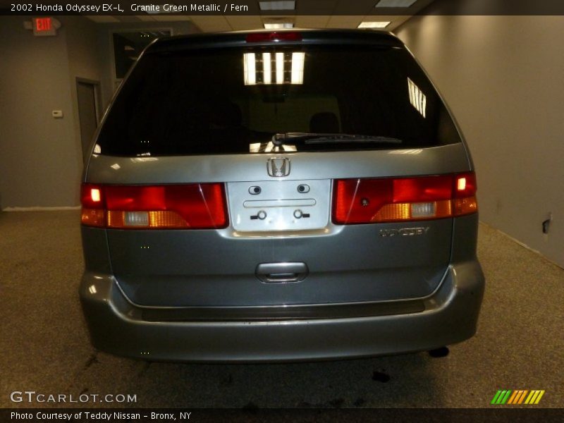 Granite Green Metallic / Fern 2002 Honda Odyssey EX-L