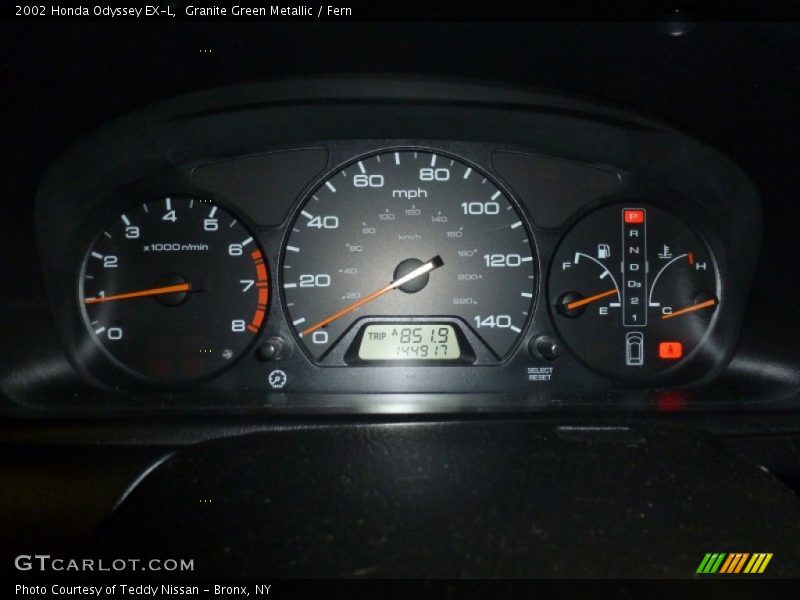 Granite Green Metallic / Fern 2002 Honda Odyssey EX-L