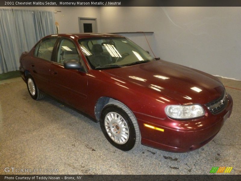 Monterey Maroon Metallic / Neutral 2001 Chevrolet Malibu Sedan
