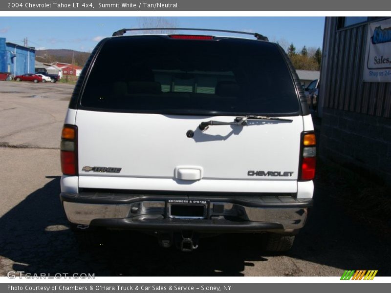 Summit White / Tan/Neutral 2004 Chevrolet Tahoe LT 4x4