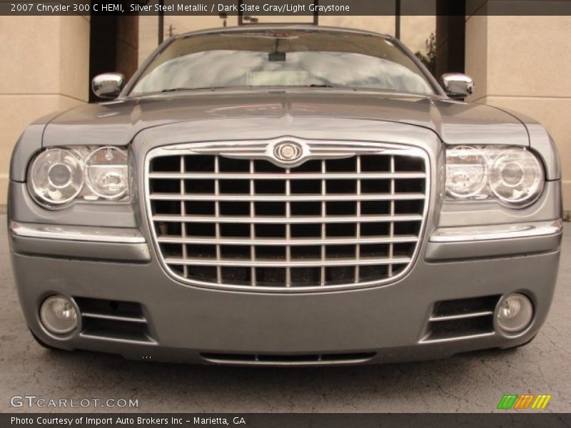 Silver Steel Metallic / Dark Slate Gray/Light Graystone 2007 Chrysler 300 C HEMI