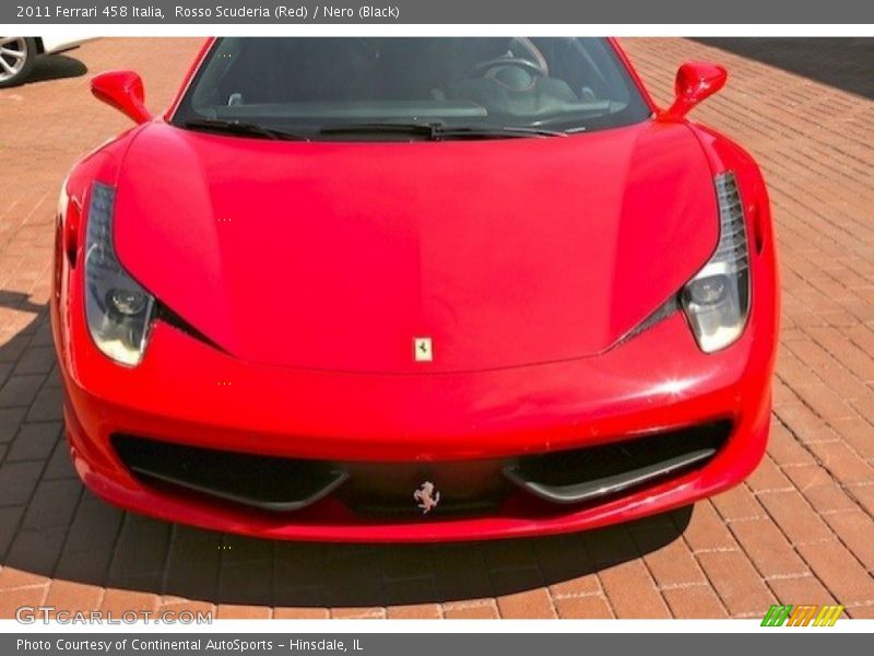 Rosso Scuderia (Red) / Nero (Black) 2011 Ferrari 458 Italia