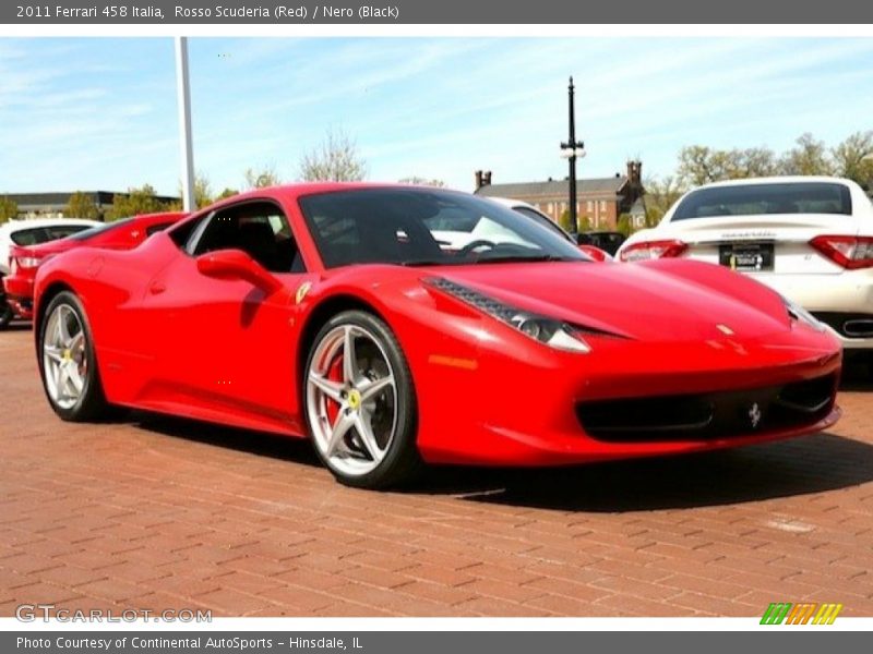 Rosso Scuderia (Red) / Nero (Black) 2011 Ferrari 458 Italia