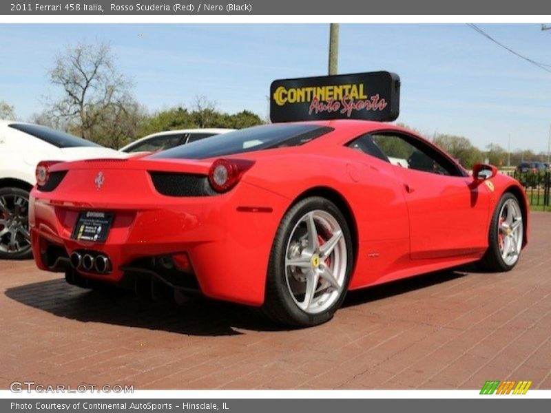 Rosso Scuderia (Red) / Nero (Black) 2011 Ferrari 458 Italia