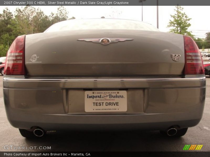 Silver Steel Metallic / Dark Slate Gray/Light Graystone 2007 Chrysler 300 C HEMI