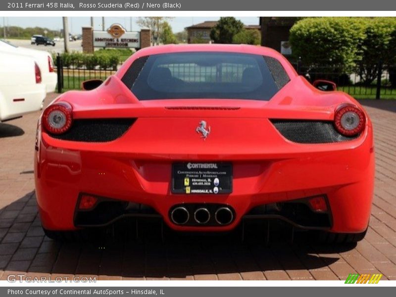 Rosso Scuderia (Red) / Nero (Black) 2011 Ferrari 458 Italia