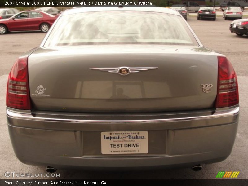 Silver Steel Metallic / Dark Slate Gray/Light Graystone 2007 Chrysler 300 C HEMI