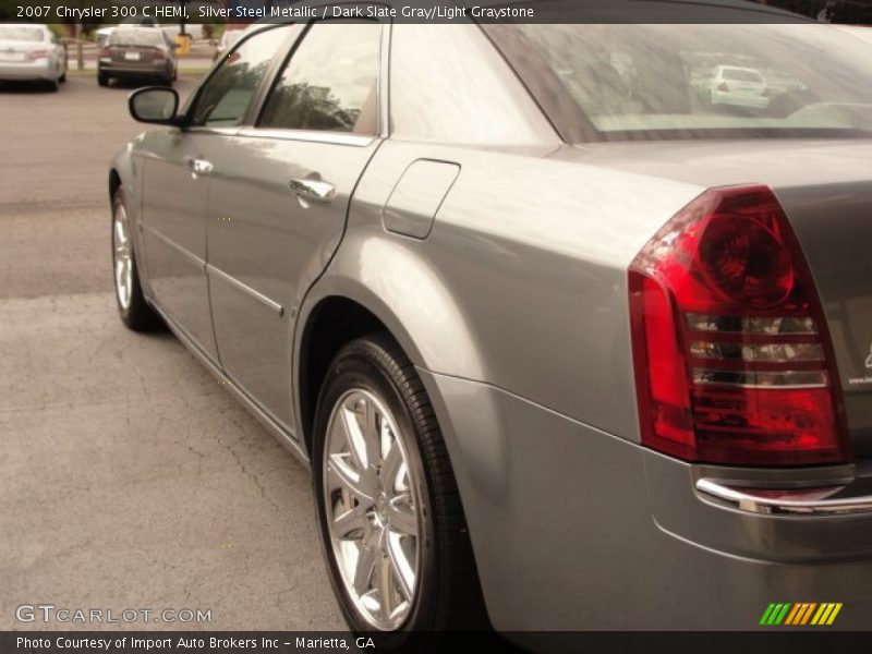 Silver Steel Metallic / Dark Slate Gray/Light Graystone 2007 Chrysler 300 C HEMI