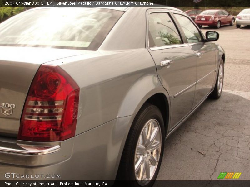 Silver Steel Metallic / Dark Slate Gray/Light Graystone 2007 Chrysler 300 C HEMI