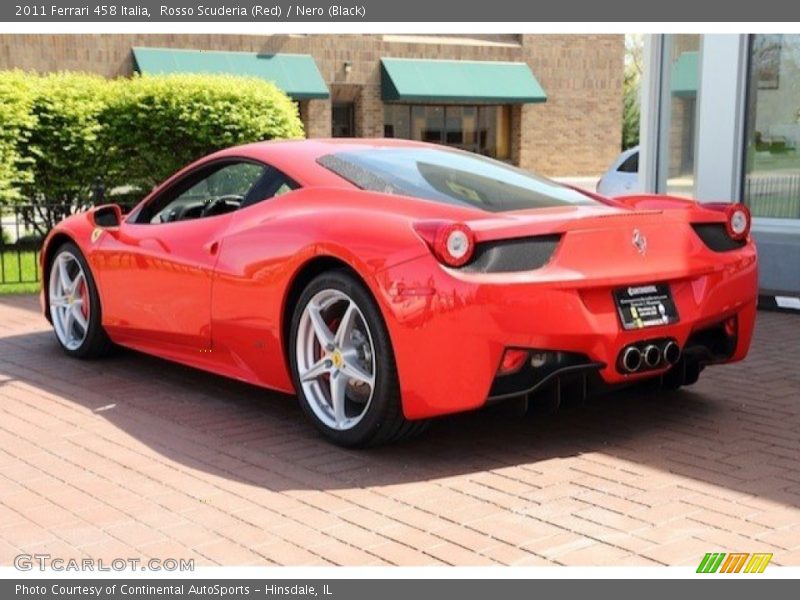 Rosso Scuderia (Red) / Nero (Black) 2011 Ferrari 458 Italia